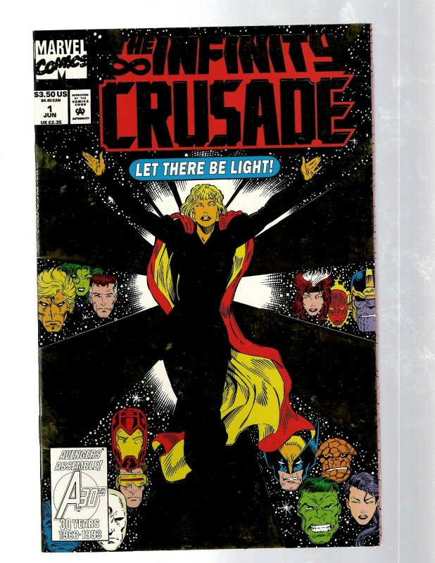 The INFINITY CRUSADE Marvel Comics LTD Series Complete # 1 2 3 4 5 6 Avenger RB8