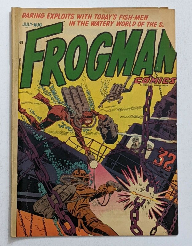 Frogman #3 (Aug 1952, Hillman) Good 2.0 