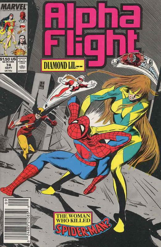 Alpha Flight (1st Series) #74 FN; Marvel | save on shipping - details inside