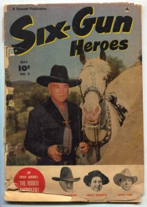 Six-Gun Heroes #2 1950 -HOPALONG CASSIDY-GOLDEN AGE WESTERN fair