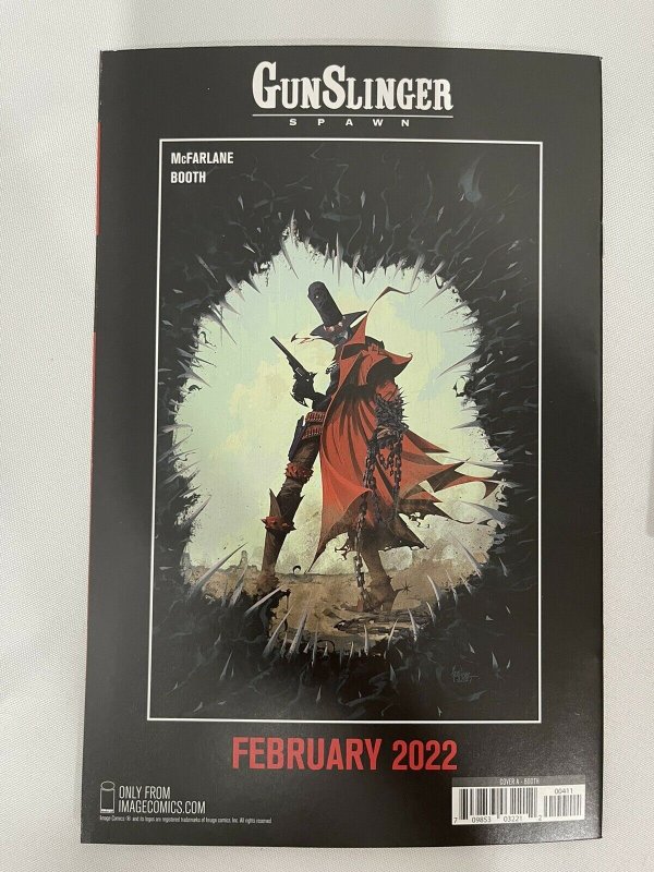 Gunslinger Spawn 4 Cover A Booth Comic 1st Print 2021 NM