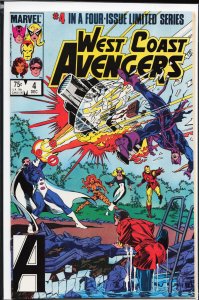 West Coast Avengers #4 (1984) West Coast Avengers / Avengers West Coast