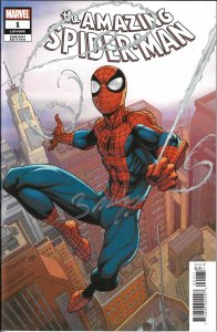 Amazing Spider-Man #1 2022 Signed Mark Bagley Cover Marvel Comics EB200