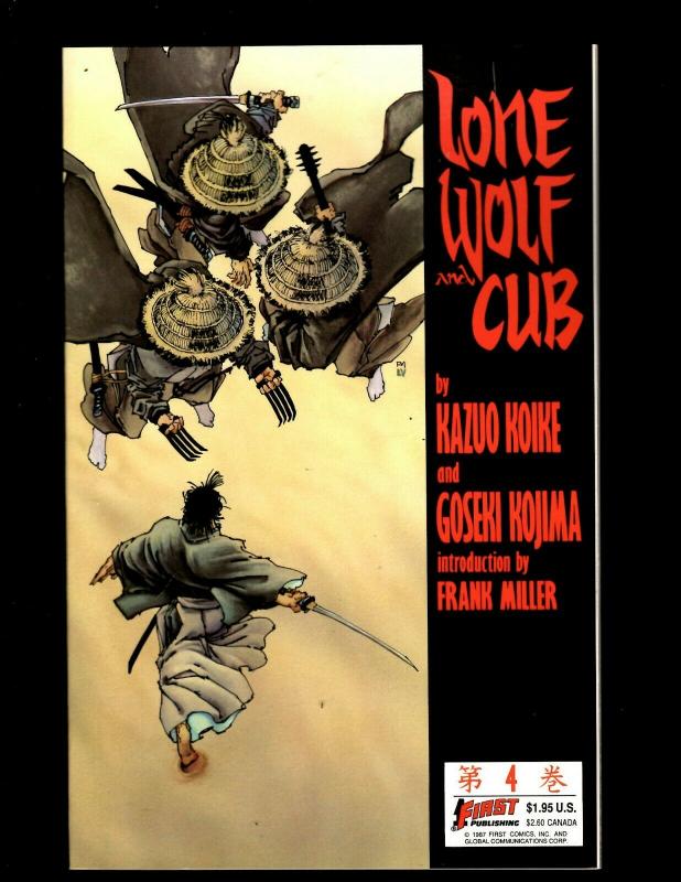 Lot of 10 Lone Wolf and Cub First Comic Books #2 3 4 5 6 7 8 9 10 11 JF20