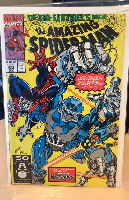 The Amazing Spider-Man #351 Direct Edition (1991) 9.2 NM-