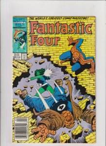 Fantastic Four #299 FN/VF 7.0 Marvel Comics 1986 Thing,Spider-man, John Byrne
