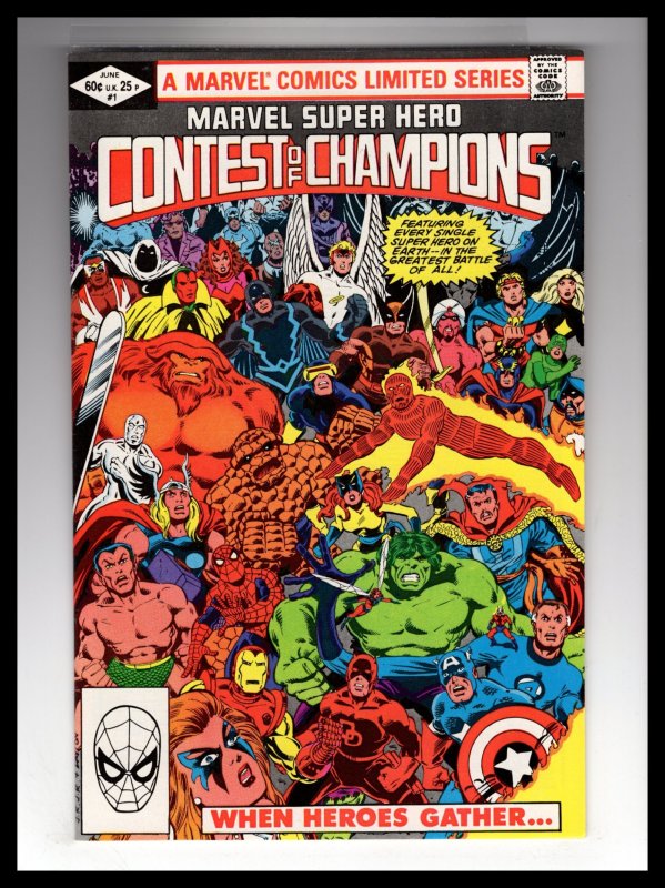 Marvel Super Hero Contest of Champions #1 (1982) NM- Beautiful Hi-Grade! / MC#46