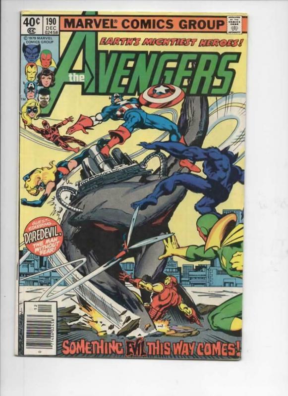 AVENGERS #190, FN,  Captain America, Beast, 1963 1979, more Marvel in store