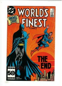 World's Finest Comics #323 VF+ 8.5 Superman & Batman 1986 Final Issue 