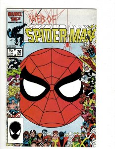10 Web Of Spider-Man Marvel Comic Books # 12 13 14 15 16 17 18 19 20 21 UD2