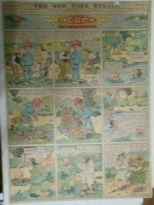 Percy The Robot Sunday Page by HC Greening from 7/7/1912 Full Page Size Rare 