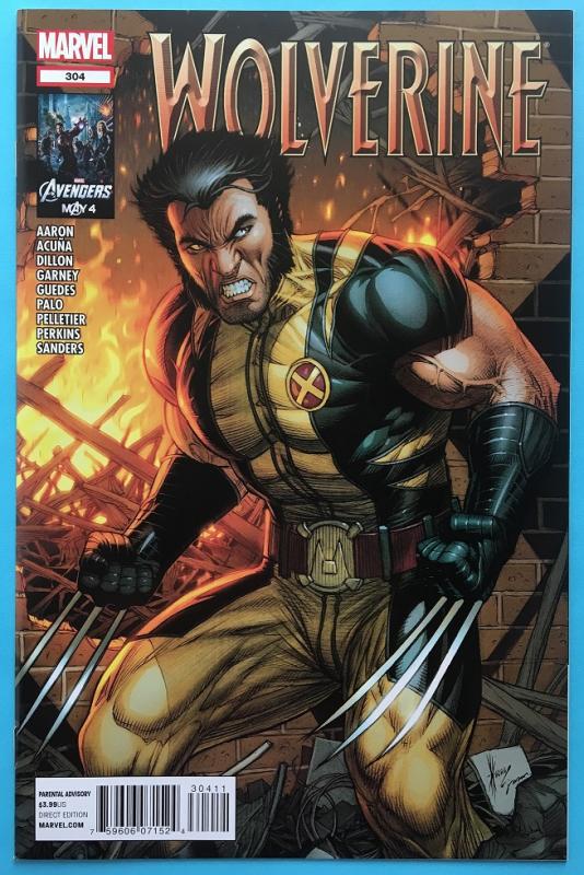 WOLVERINE 304 KEOWN COVER 2012 MARVEL COMICS