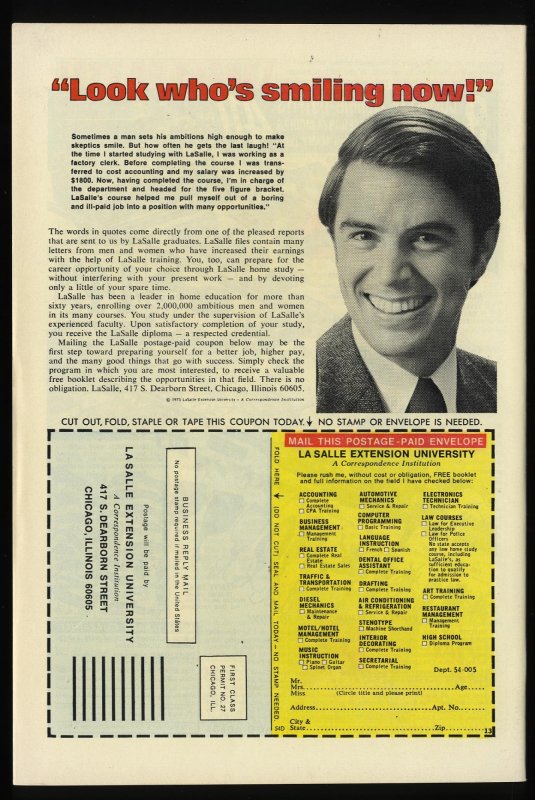 Frankenstein #11 VF+ 8.5 Marvel Comics