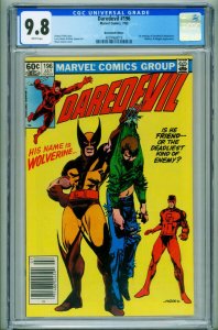 DAREDEVIL #196 CGC 9.8--Newsstand-- WOLVERINE--comic book--4039468014