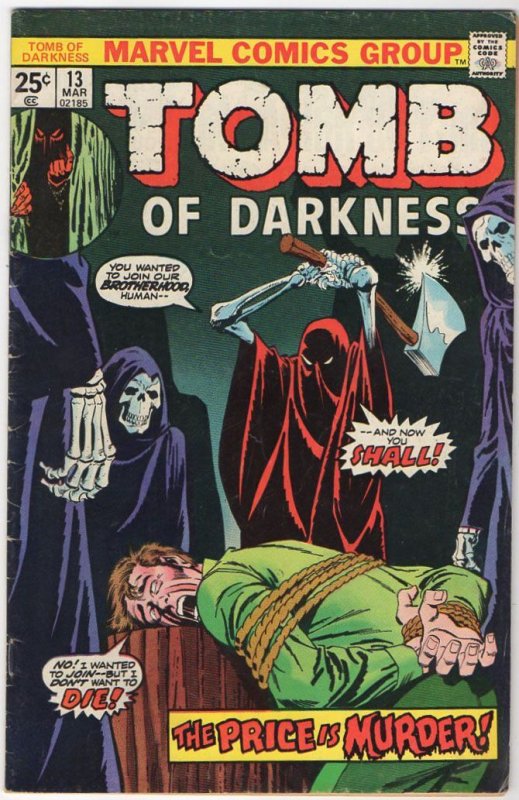 Tomb of Darkness #13 (1975)  VG/FN 5.0