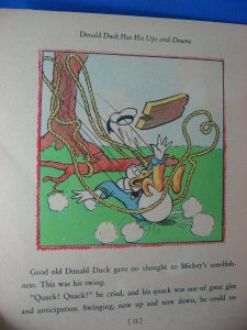 DONALD DUCK HAS HIS UPS AND DOWNS VG+ 1937