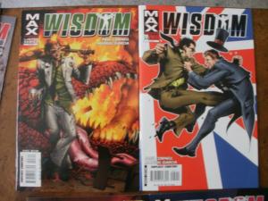 6 MAX Limited Series Comic Book: WISDOM #1 #2 (2) #3 #5 #6