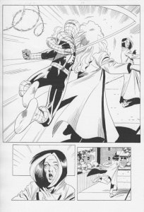 Spider-Girl #48 p.14 Splashy Fight art by Pat Olliffe