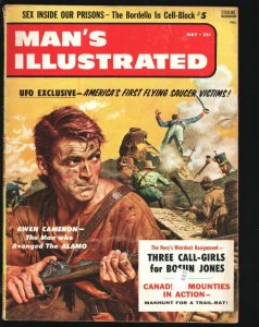 Man's Illustrated 5/1958-Man Who Avenged The Alamo-UFO-America's First Flying...