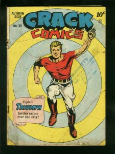 CRACK #39-1945-QUALITY-CAPTAIN TRIUMPH-HORROR PANELS