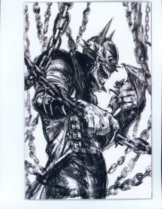 Dark Nights: Metal #5 Bulletproof Comics Gabriele Dell'Otto B&W Virgin C...