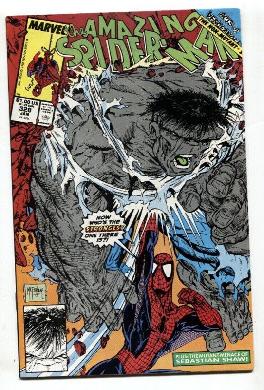 AMAZING SPIDER-MAN #328 1990-MARVEL COMICS MCFARLANE NM- 