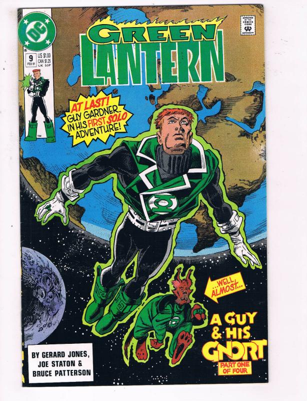 Green Lantern #9 VF DC Comics Comic Book Jones Hal Jordan Guy Gardner 1991 DE21