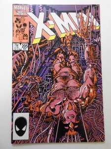 The Uncanny X-Men #205 Direct Edition (1986) VF+ Condition!