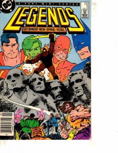 Legends # 3 FN DC Comic Book 1st Modern Suicide Squad Flash Batman Superman J254