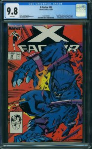 X-Factor #33 (1988) CGC 9.8 NM/MT