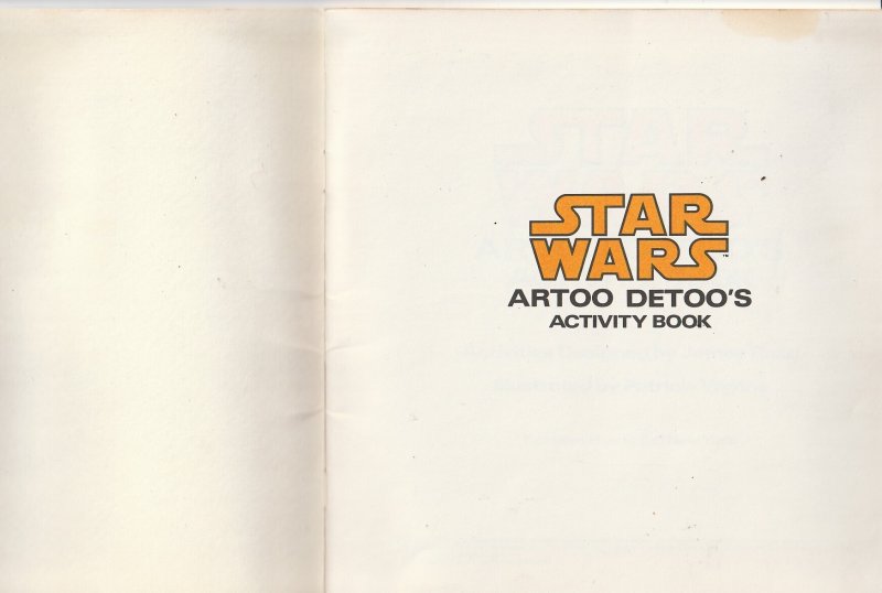 Star Wars Artoo Deetoo Activity Book