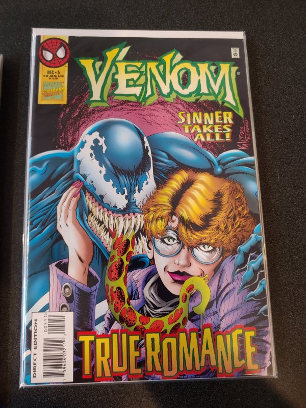 Venom Sinner Takes All #5 1996 Marvel Comics She-Venom High Grade