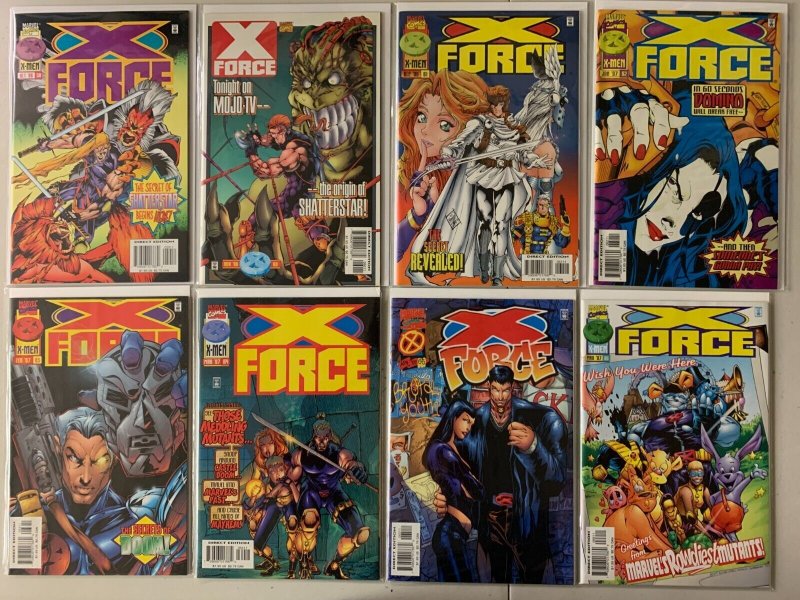 X-Force comics lot #41-80 + 2 annuals 38 diff avg 7.0 (1994-98)