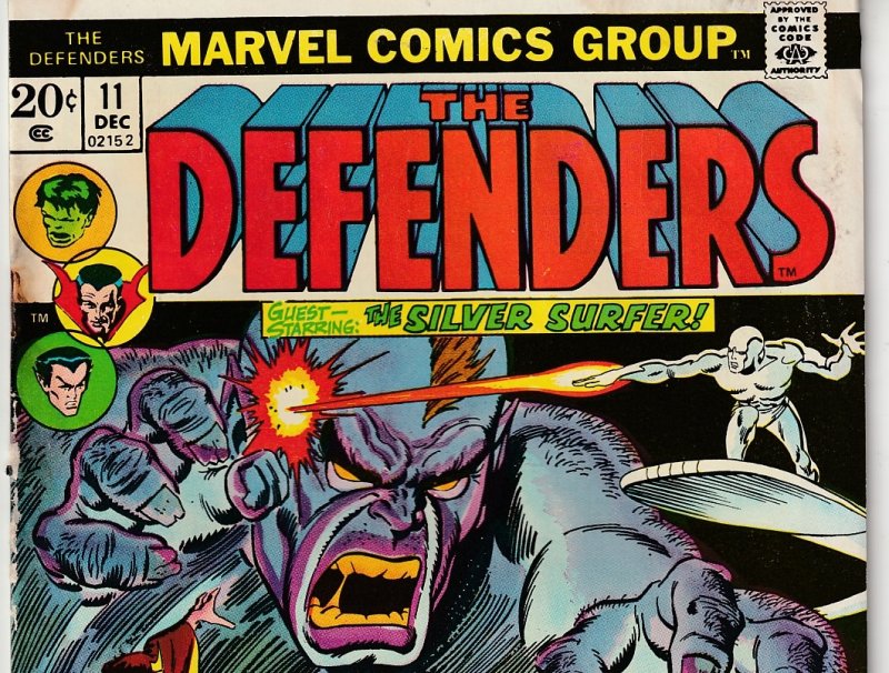 Defenders(Vol. 1) # 11, 12  Black Knight, Hulk, Dr. Strange, Sub Mariner,