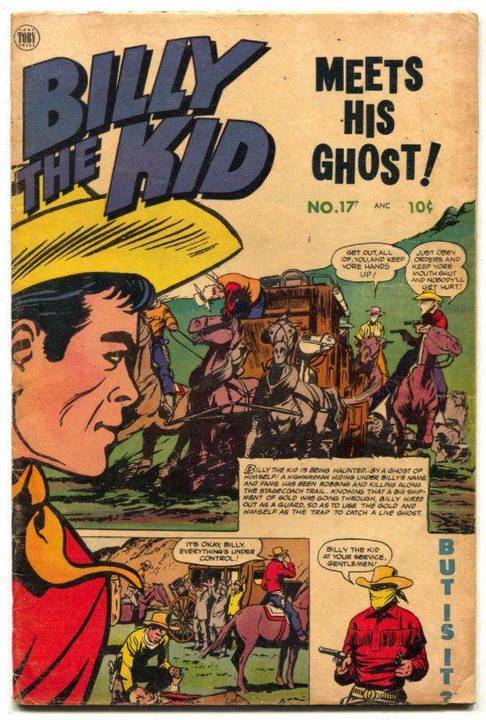 Billy the Kid #17 1952- Golden Age Western comic VG