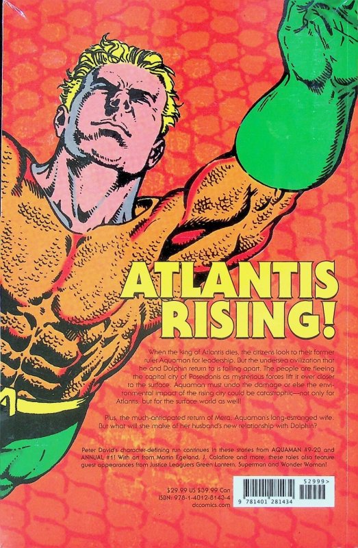 Aquaman by Peter David Book One & Two TPB DC Comics Atlantis Rising