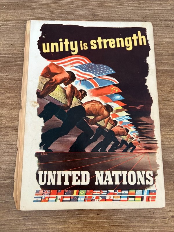 War Heroes # 7 VG- Dell Comic Book 1944 United Nations Back Cover 17 J347