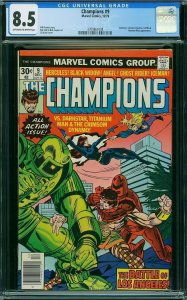 Champions #9 (1976) CGC 8.5 VF+