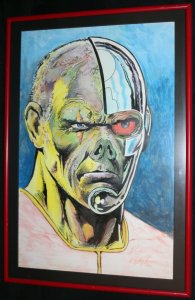 Deathlok Painted Art Commission - 2008 Signed art by Rich Buckler