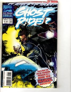 10 Ghost Rider Marvel Comic Books # 1 2 3 4 5 6 7 Crossroads GR Annual #1 2  DB4