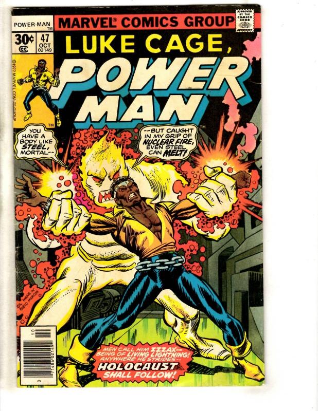 7 Power Man Marvel Comic Books # 47 52 56 59 60 61 62 Iron Fist Defenders CR35