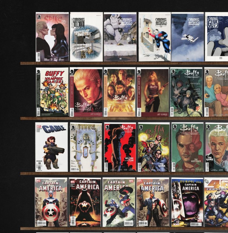 Huge Lot 150+ Comics with Captain America, Catwoman, Countdown & More!