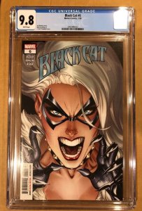 BLACK CAT # 6 (CGC 9.8) GORGEOUS J. Scott Campbell Cover !!!!!!! 2020