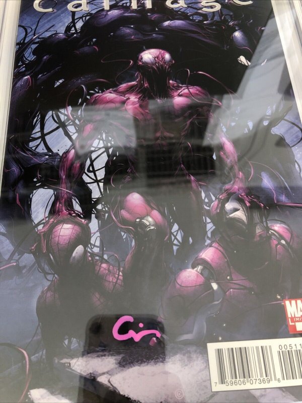 Carnage (2011) # 5 (CGC 9.8 SS) Signed Clayton Crain * Marvel Comics * Zeb Wells