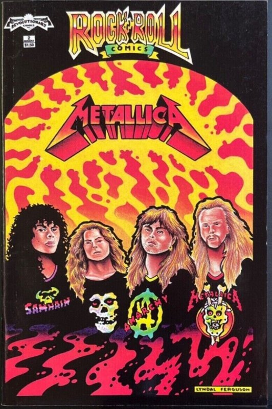 Rock N' Roll Comics #2 Metallica - Revolutionary Comics - 1989