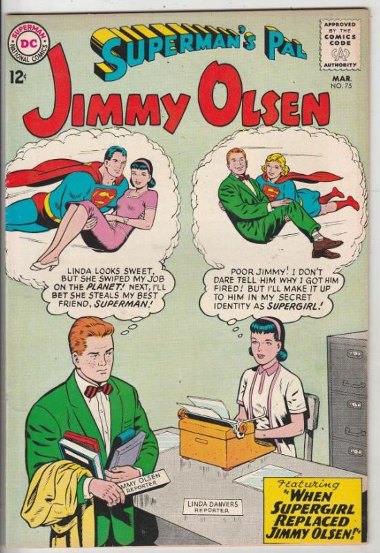 Superman's Pal Jimmy Olsen #75 (Mar-64) VF+ High-Grade Jimmy Olsen