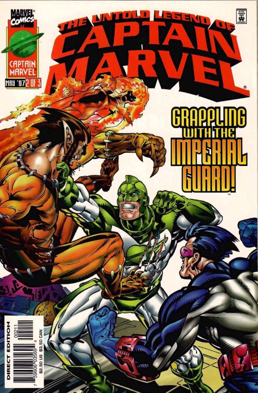 Untold Legend of Captain Marvel #1 - #3 (1997) Full run New Condition