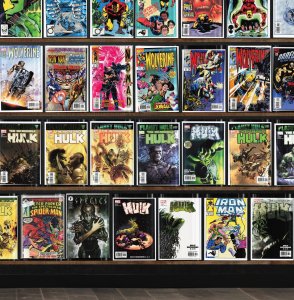 Huge Lot 140+ Comics with Wolverine, Iron Man, Incredible Hulk & More!