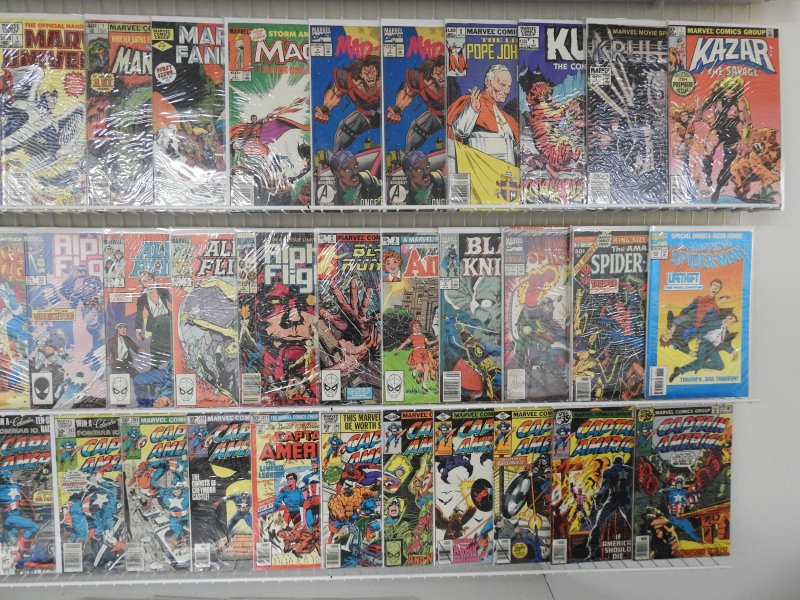 Huge Lot 120+ Comics W/ Marvel Team-Up, X-Men, Captain America, +More! Avg FN+ !