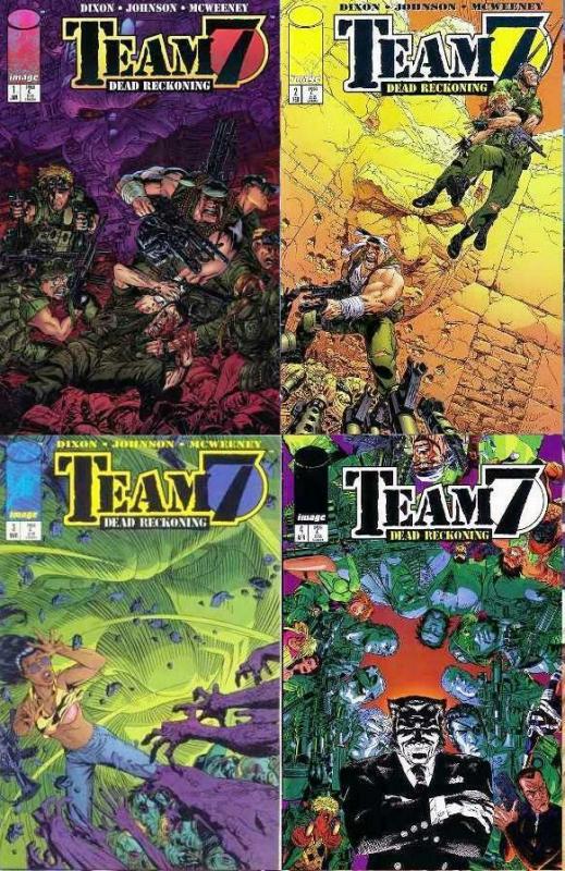 TEAM 7 DEAD RECKONING (1996 IM) 1-4 incl scarce #4